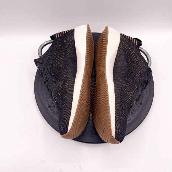 Skechers Womens BOBS Sneakers Shoes Squad Ring Master Black/Gold Sz 9.5 31347 - Picture 4 of 9